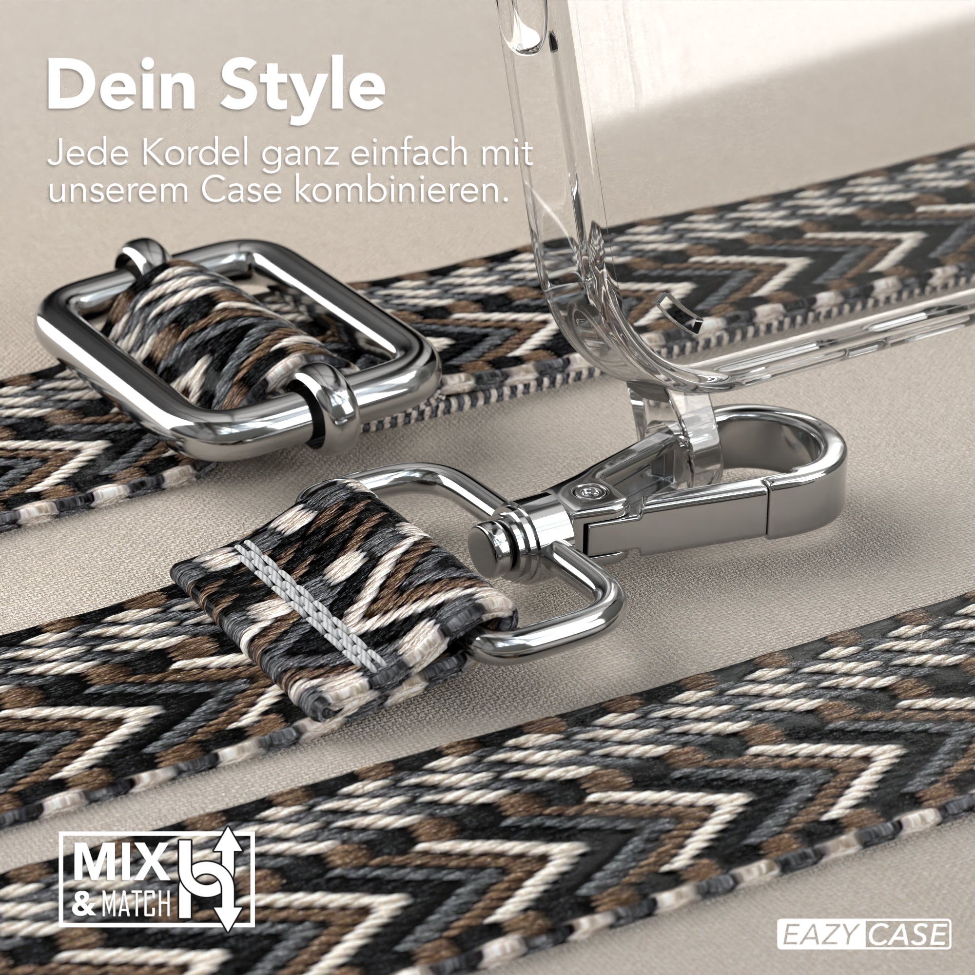 iPhone 16 Pro Max Hülle + Boho Band