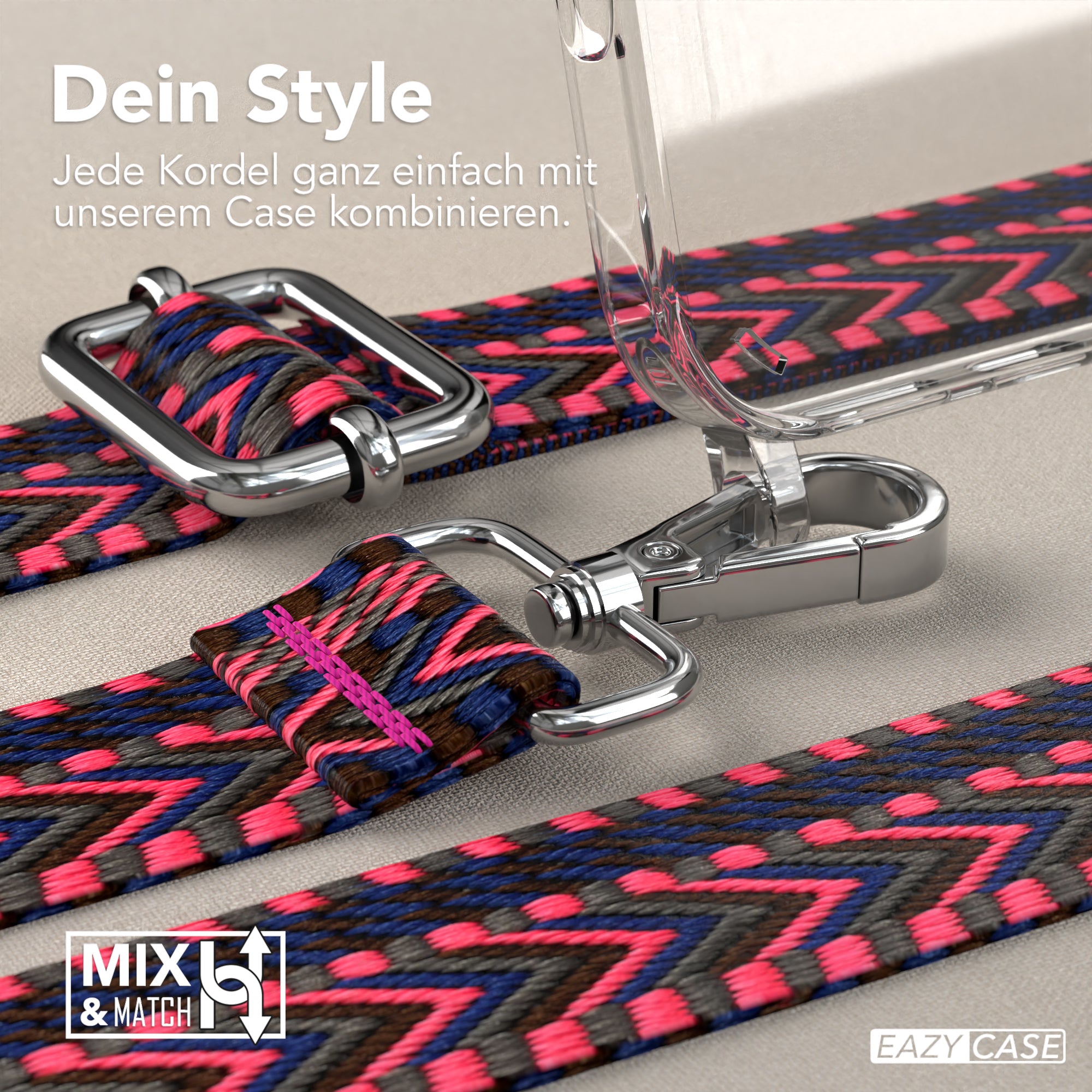 iPhone 16 Pro Max Hülle + Boho Band
