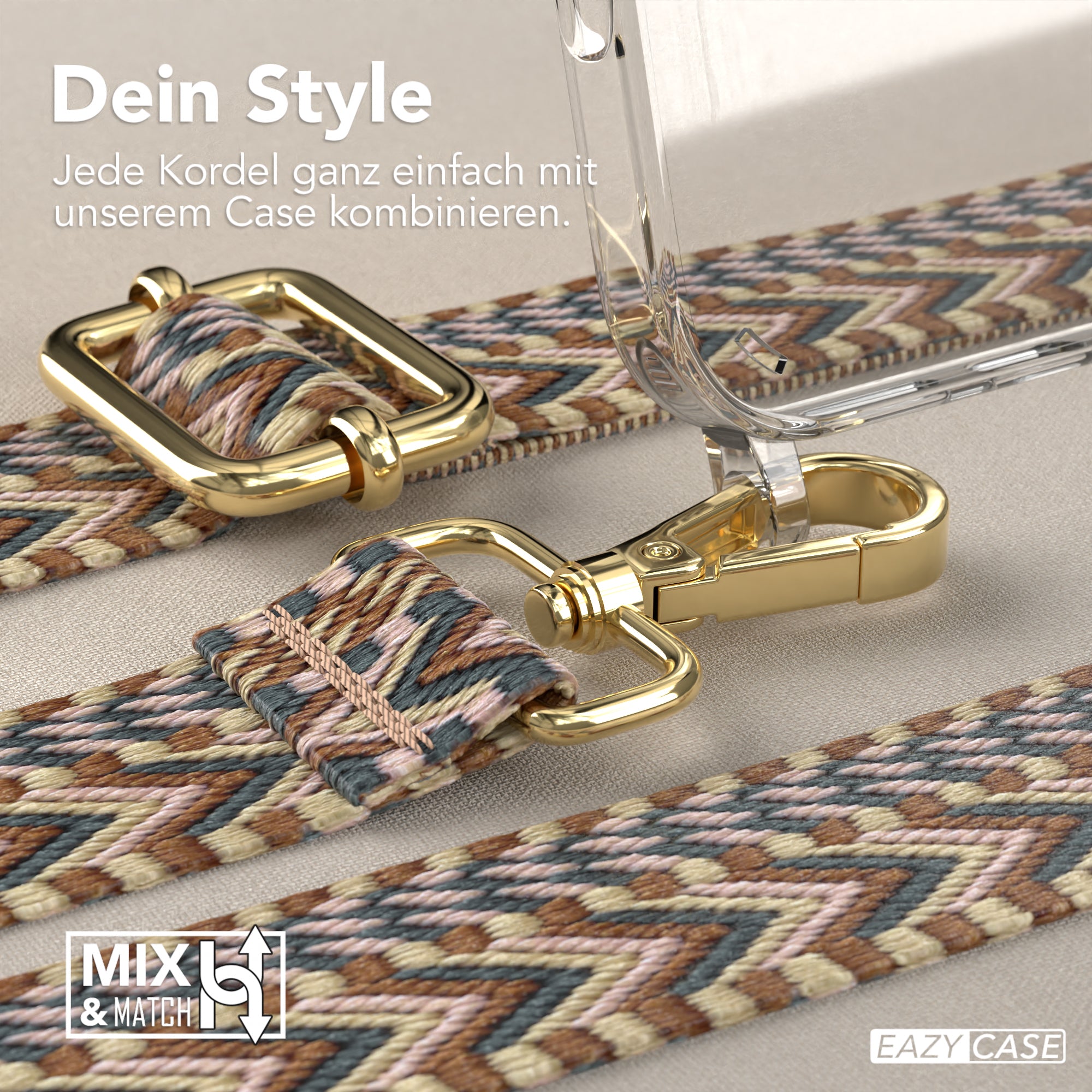 iPhone 16 Pro Max Hülle + Boho Band