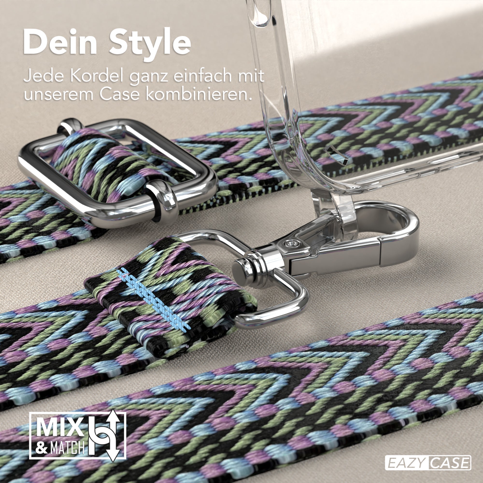 iPhone 16 Pro Max Hülle + Boho Band