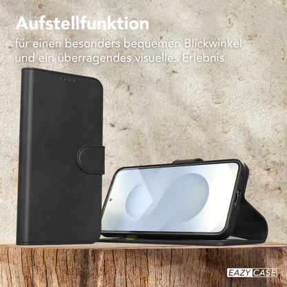 Galaxy S25 Klapphülle aus Kunstleder