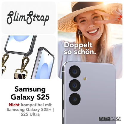 Samsung Galaxy S25 Schutzhülle mit MagSafe und Handyketten Befestigungsösen
