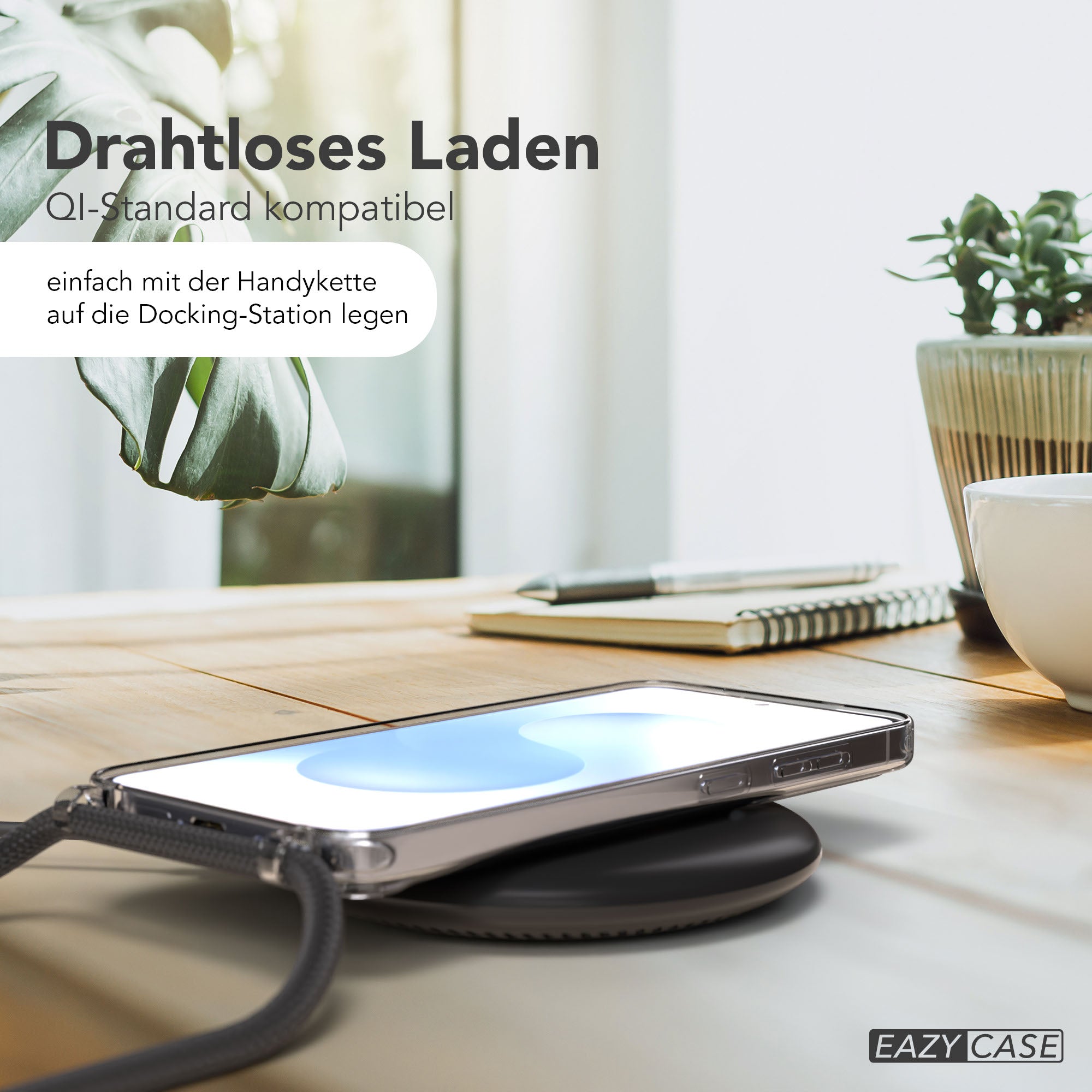 Samsung Galaxy S25 Schutzhülle mit MagSafe und Handyketten Befestigungsösen