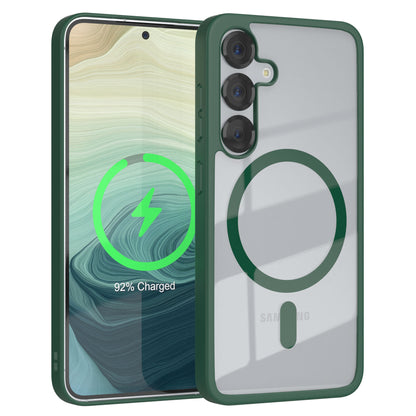 Galaxy S25 Serie transparente Hülle mit MagSafe