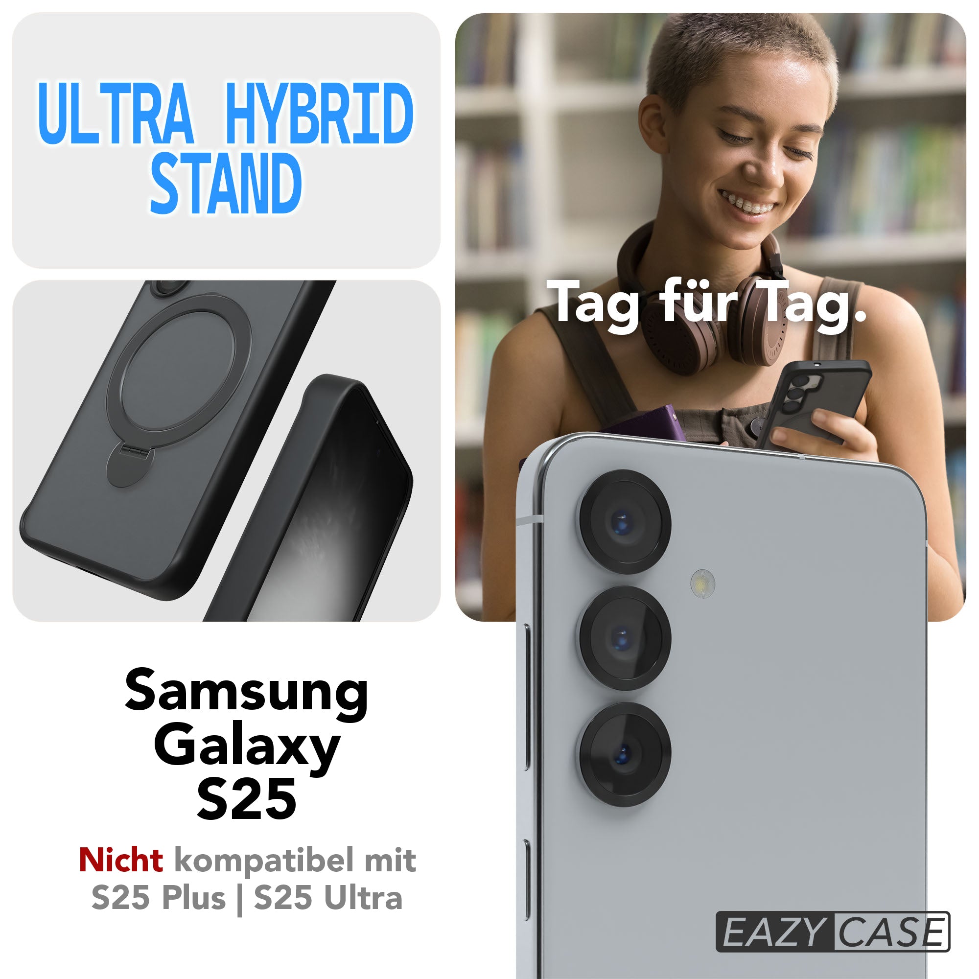 Galaxy S25 Outdoor Hülle + drehbarer Ring mit MagSafe