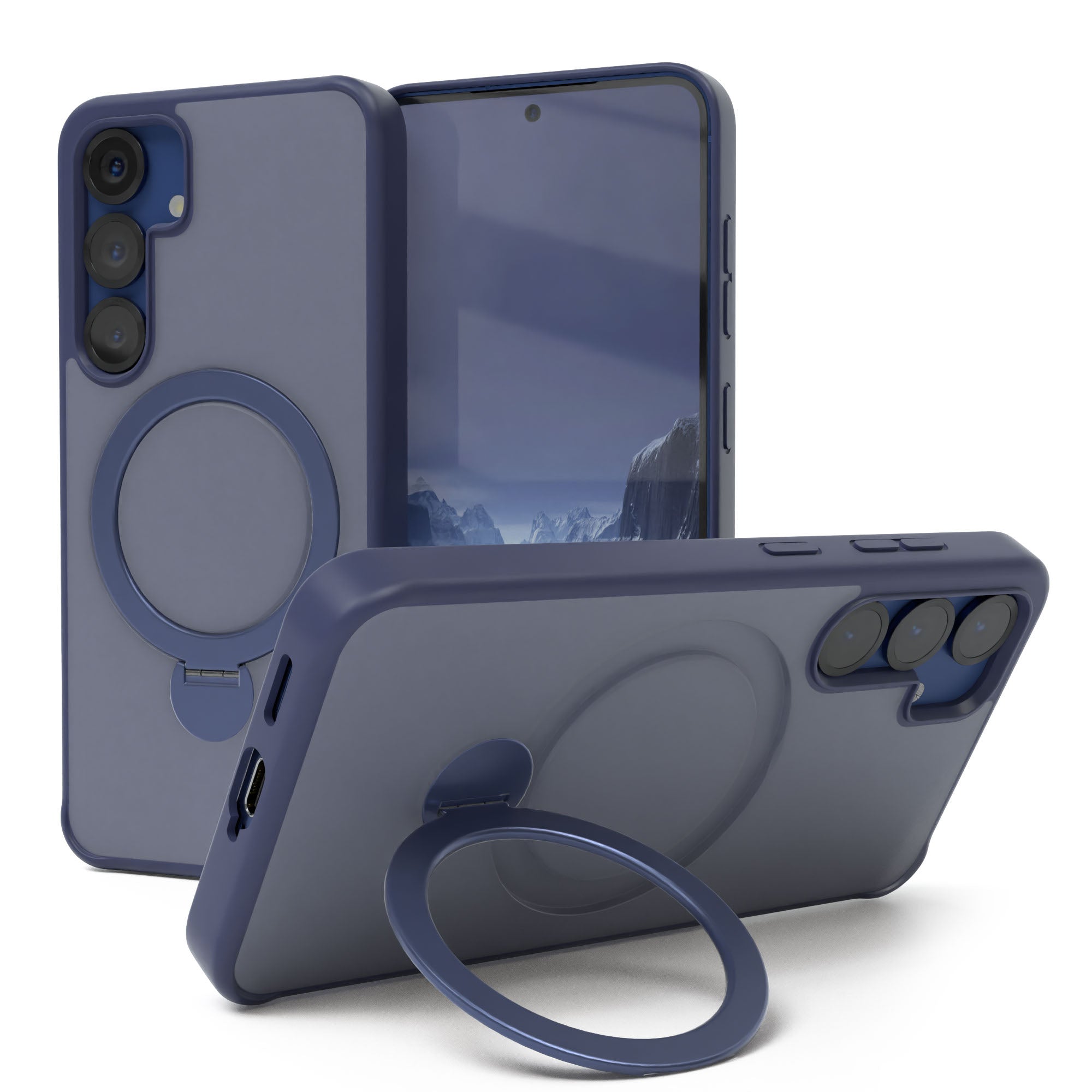 Galaxy S25 Outdoor Hülle + drehbarer Ring mit MagSafe