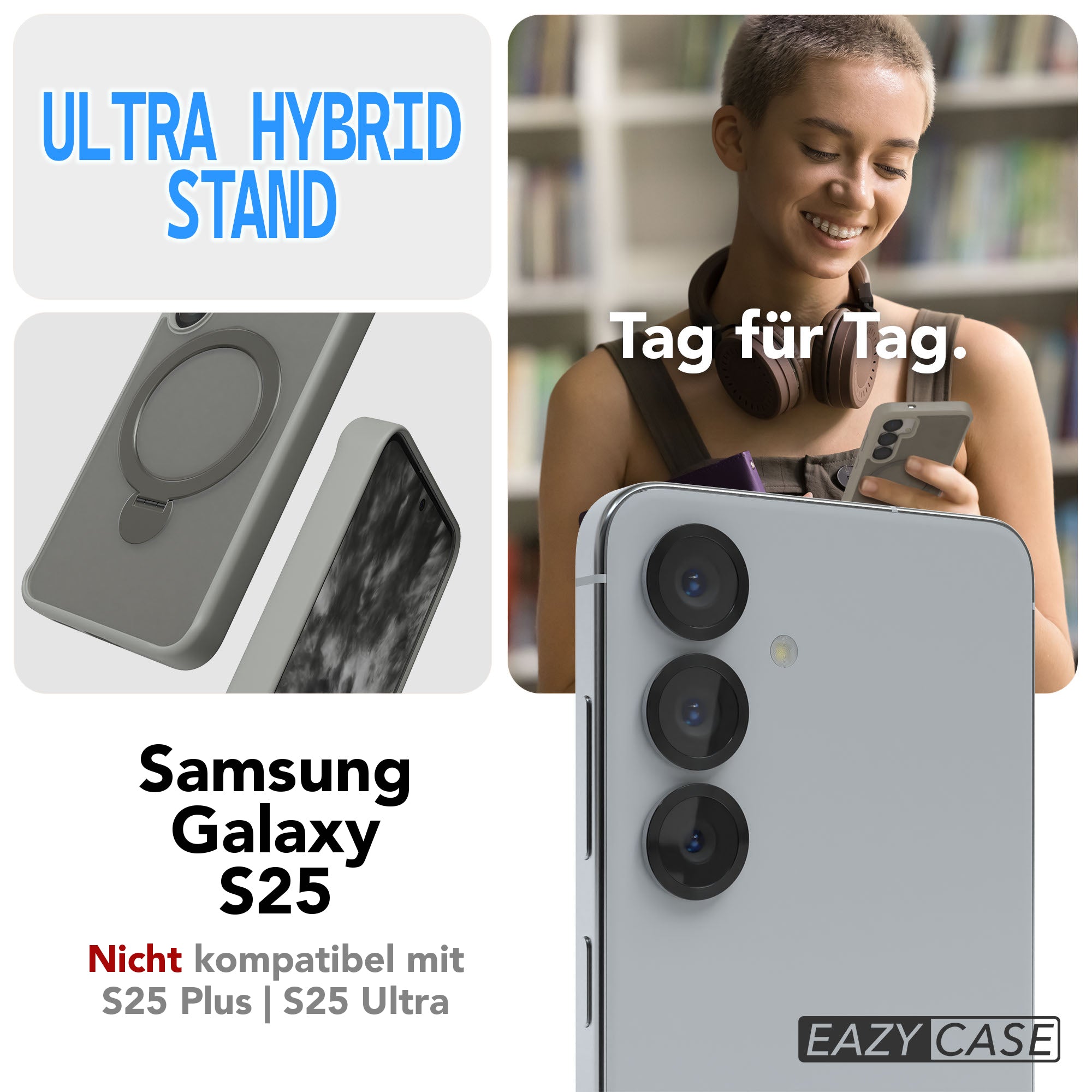 Galaxy S25 Outdoor Hülle + drehbarer Ring mit MagSafe