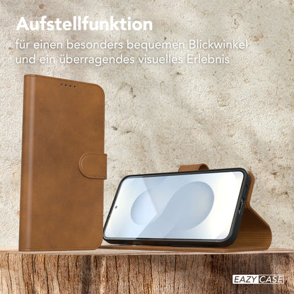 Galaxy S25 Plus Klapphülle aus Kunstleder