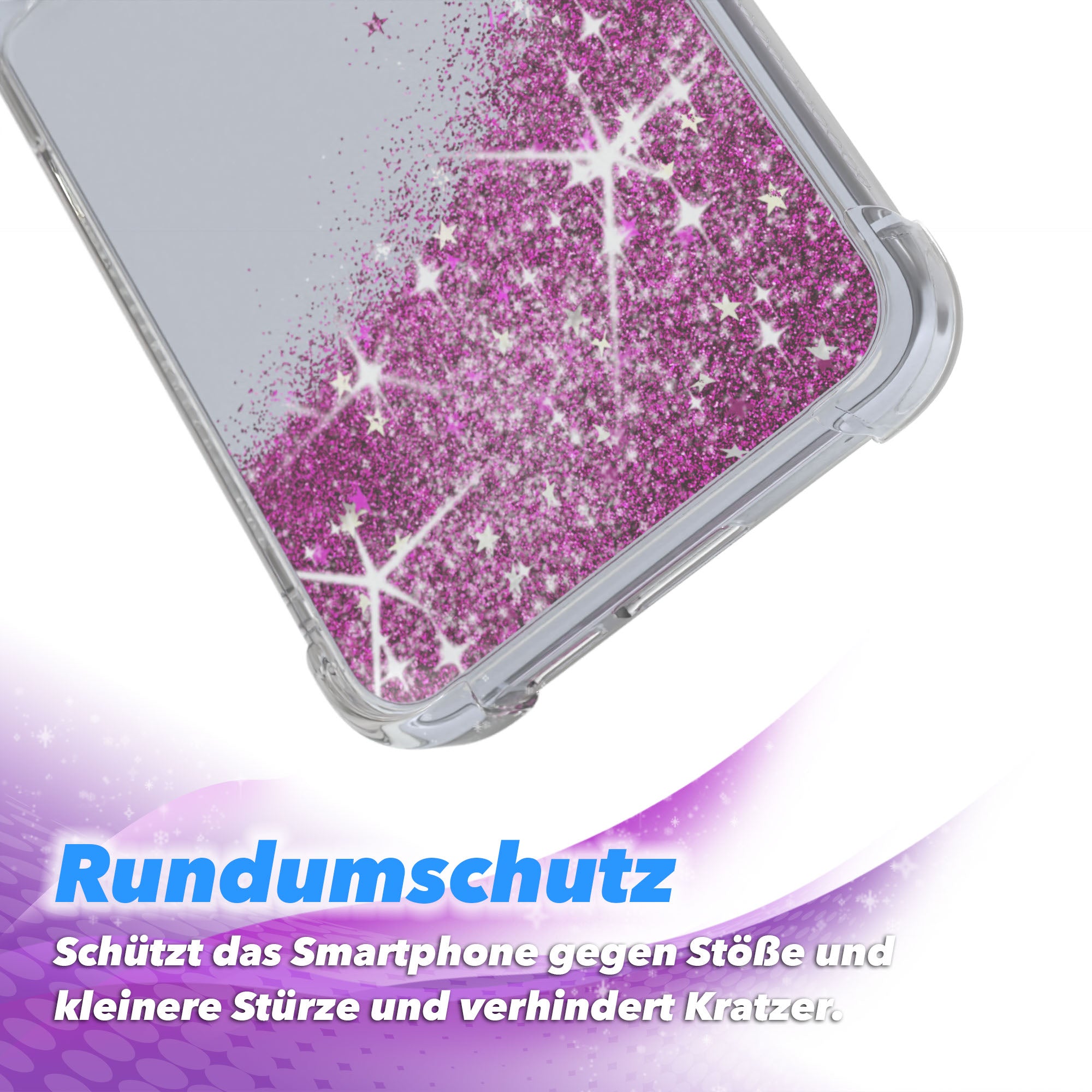 Galaxy S25 Plus Glitzerhülle