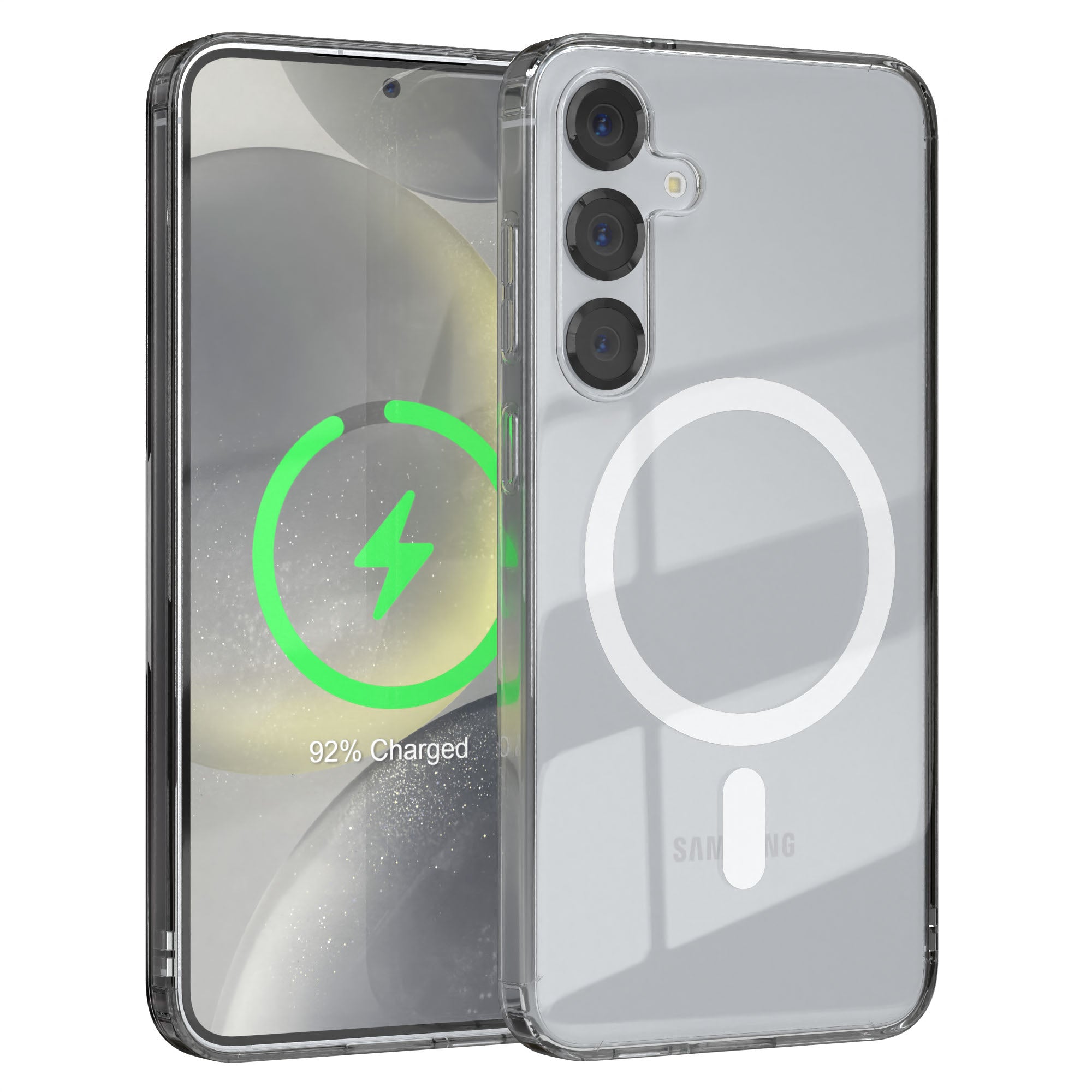 Galaxy S25 Plus transparente Hülle mit MagSafe