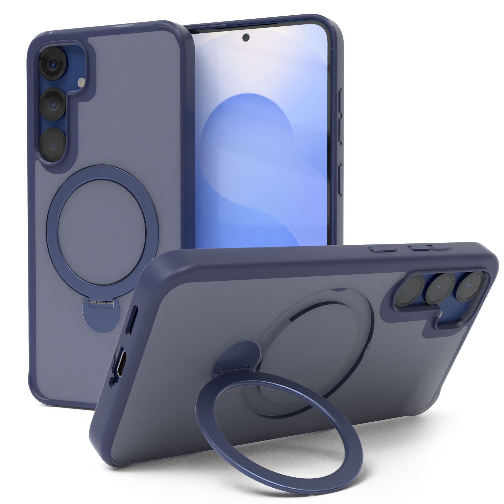 Galaxy S25 Plus Outdoor Hülle + drehbarer Ring mit MagSafe