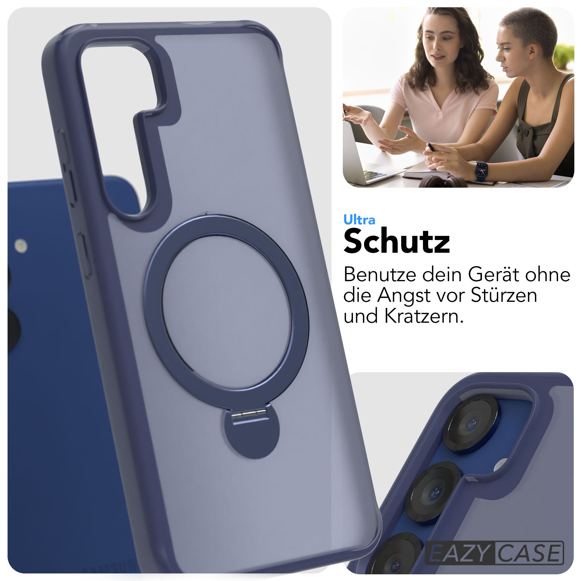 Galaxy S25 Plus Outdoor Hülle + drehbarer Ring mit MagSafe
