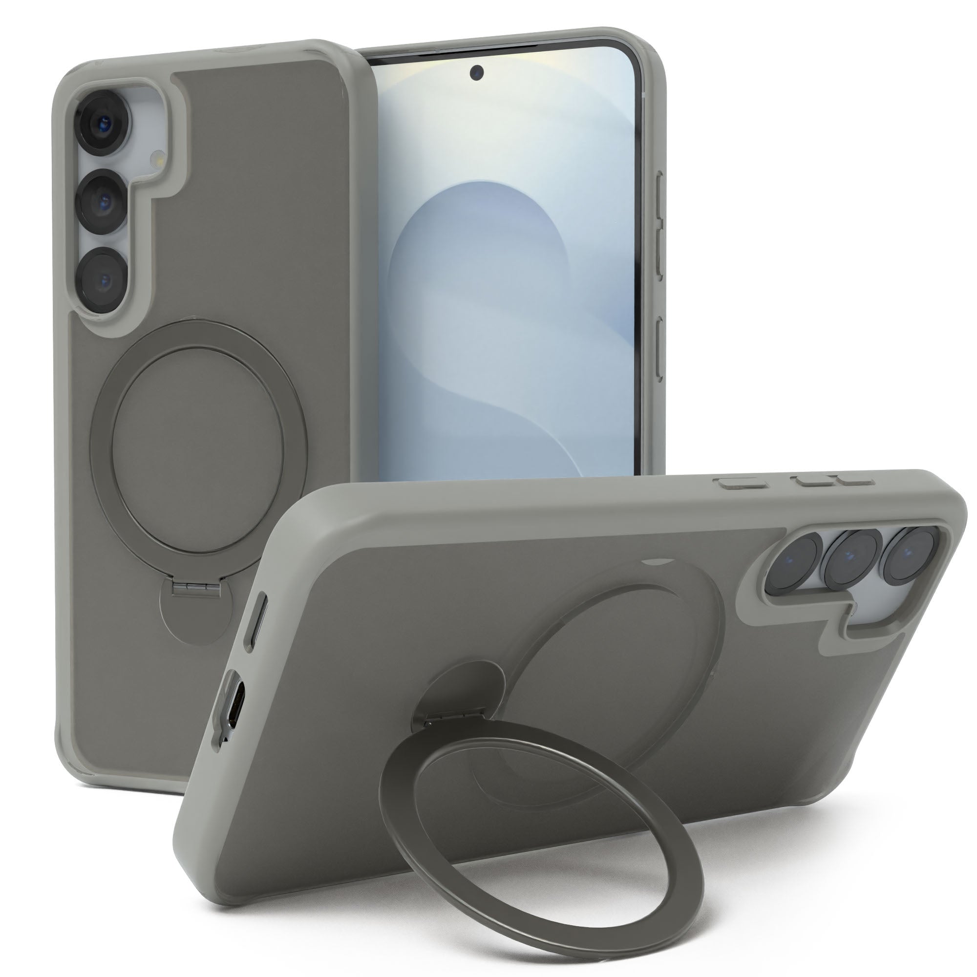Galaxy S25 Plus Outdoor Hülle + drehbarer Ring mit MagSafe