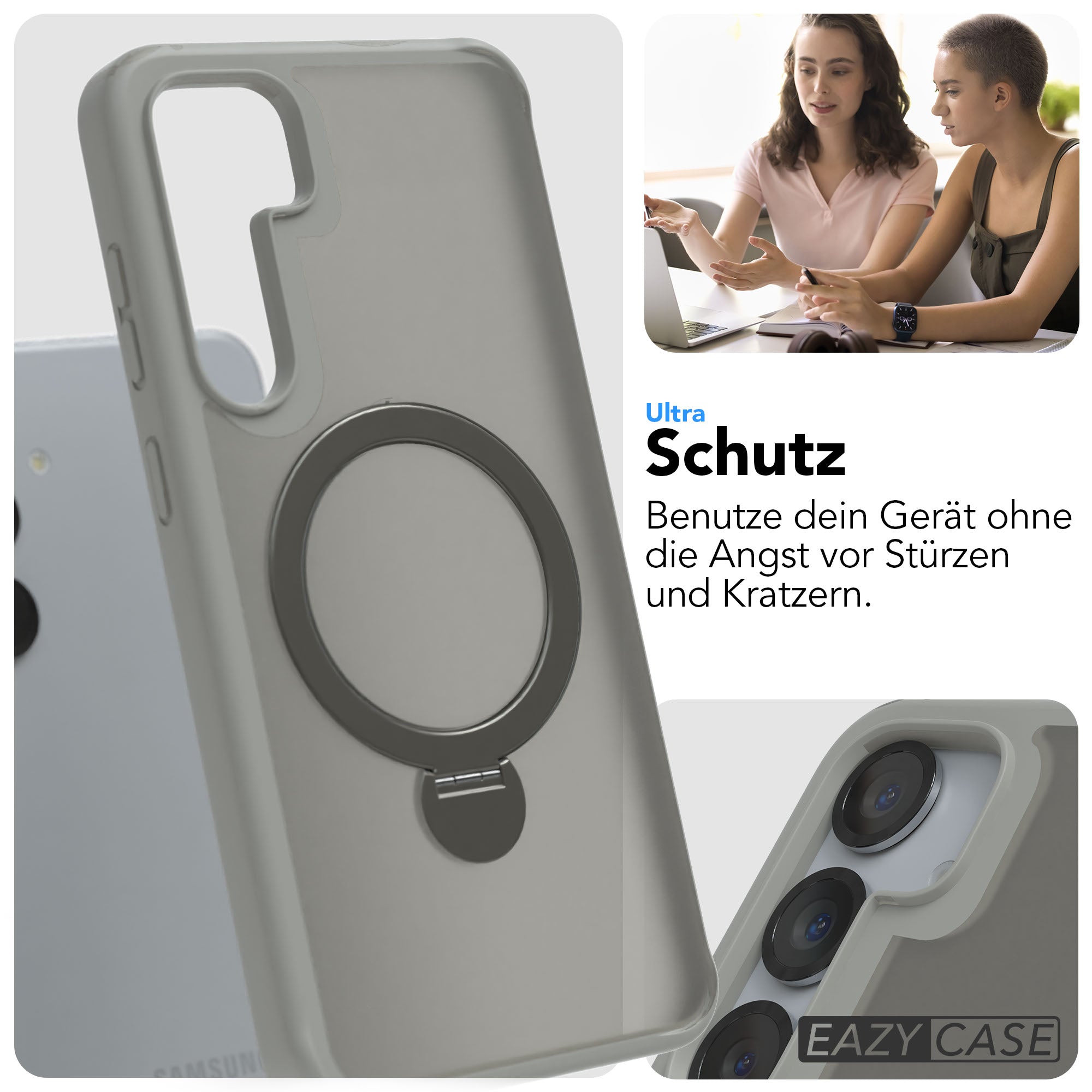 Galaxy S25 Plus Outdoor Hülle + drehbarer Ring mit MagSafe