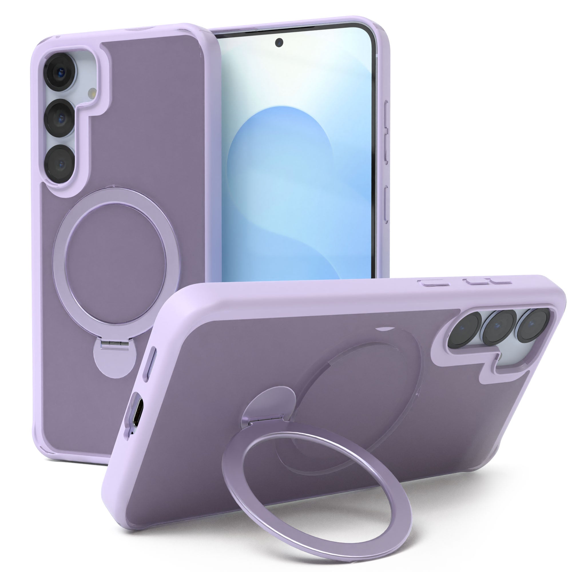 Galaxy S25 Plus Outdoor Hülle + drehbarer Ring mit MagSafe