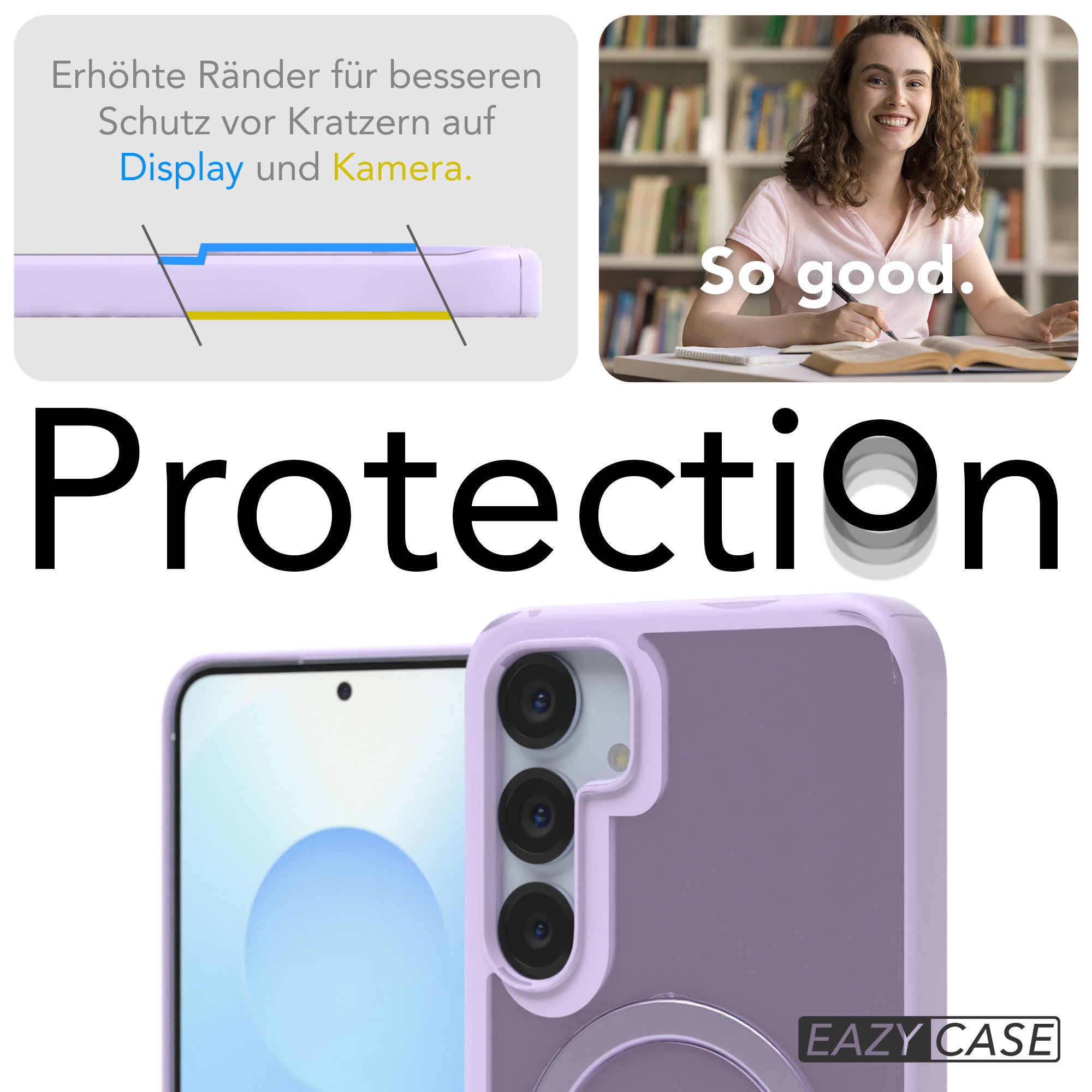 Galaxy S25 Plus Outdoor Hülle + drehbarer Ring mit MagSafe