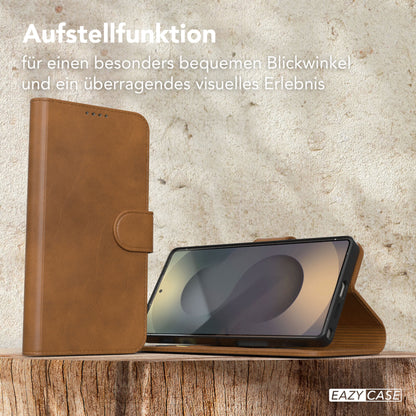 Galaxy S25 Ultra Klapphülle aus Kunstleder