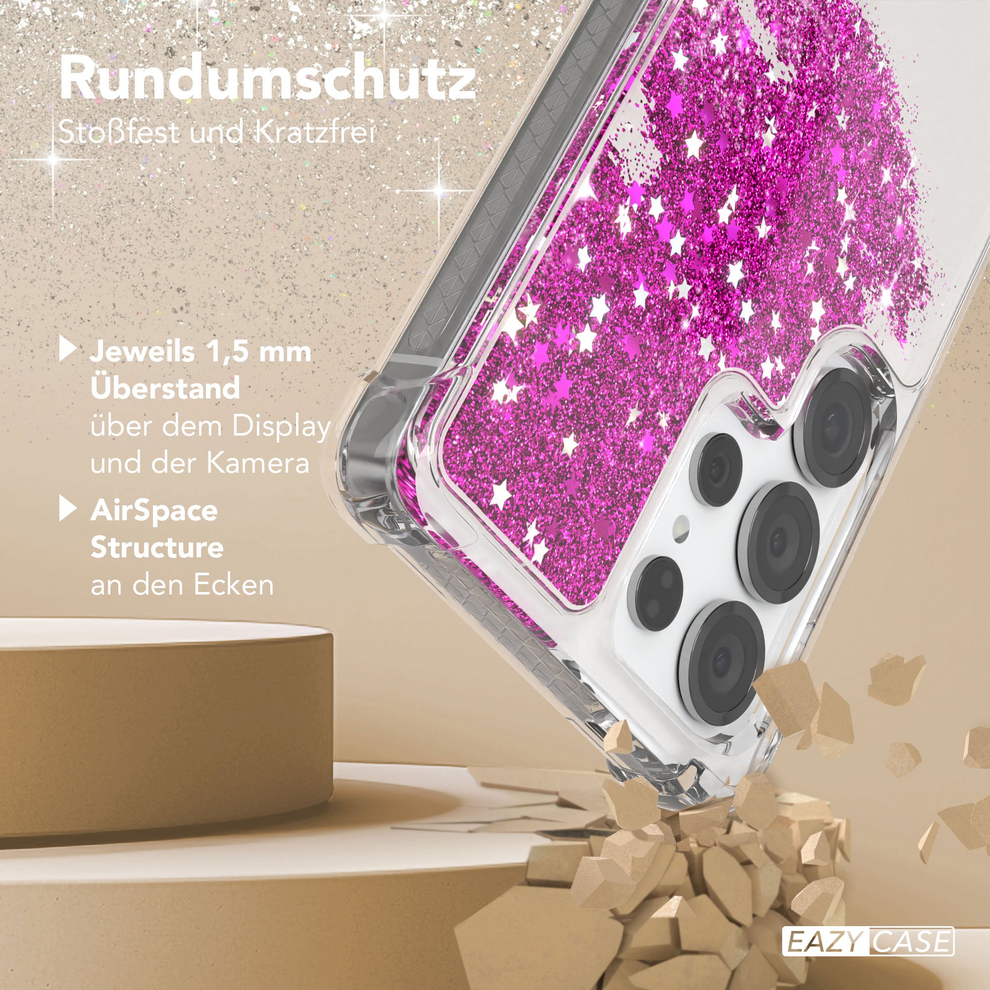 Galaxy S25 Ultra Glitzerhülle
