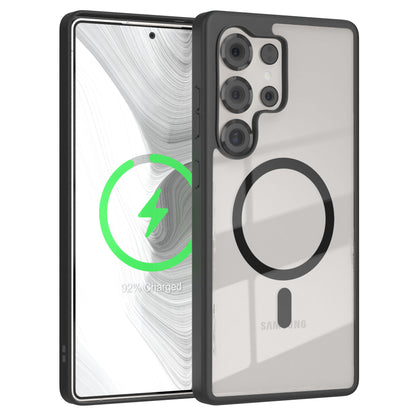 Galaxy S25 Ultra transparente Hülle mit MagSafe