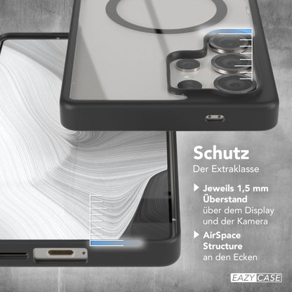 Galaxy S25 Ultra transparente Hülle mit MagSafe