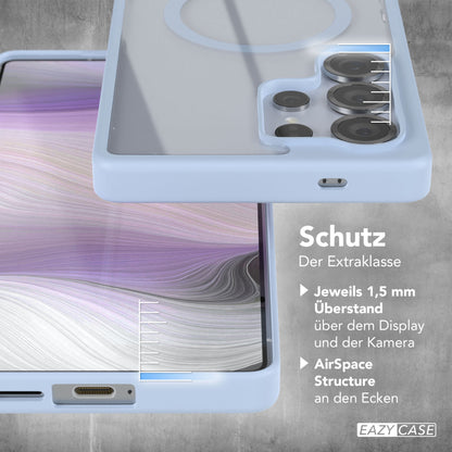 Galaxy S25 Ultra transparente Hülle mit MagSafe