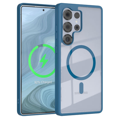 Galaxy S25 Ultra transparente Hülle mit MagSafe