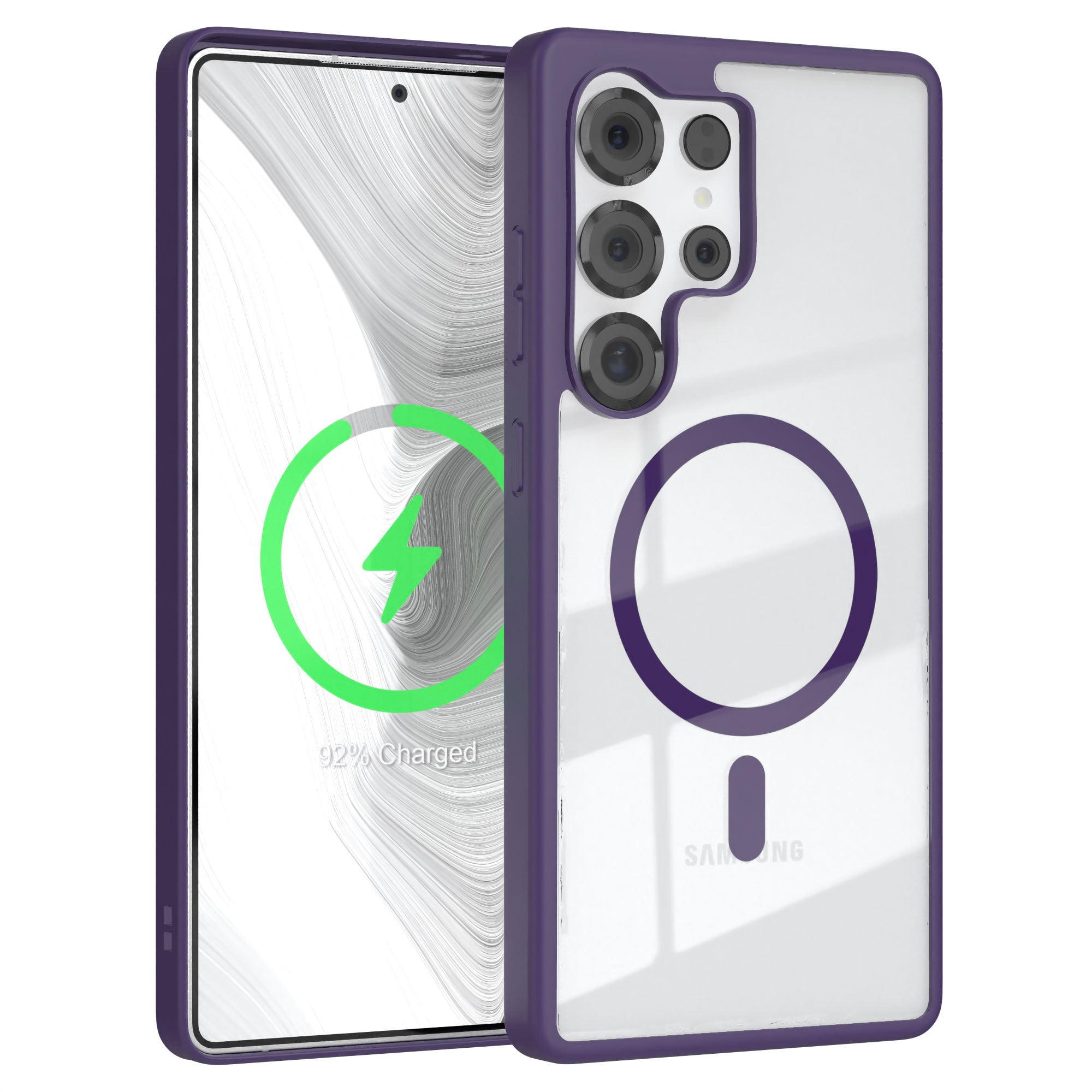 Galaxy S25 Ultra transparente Hülle mit MagSafe
