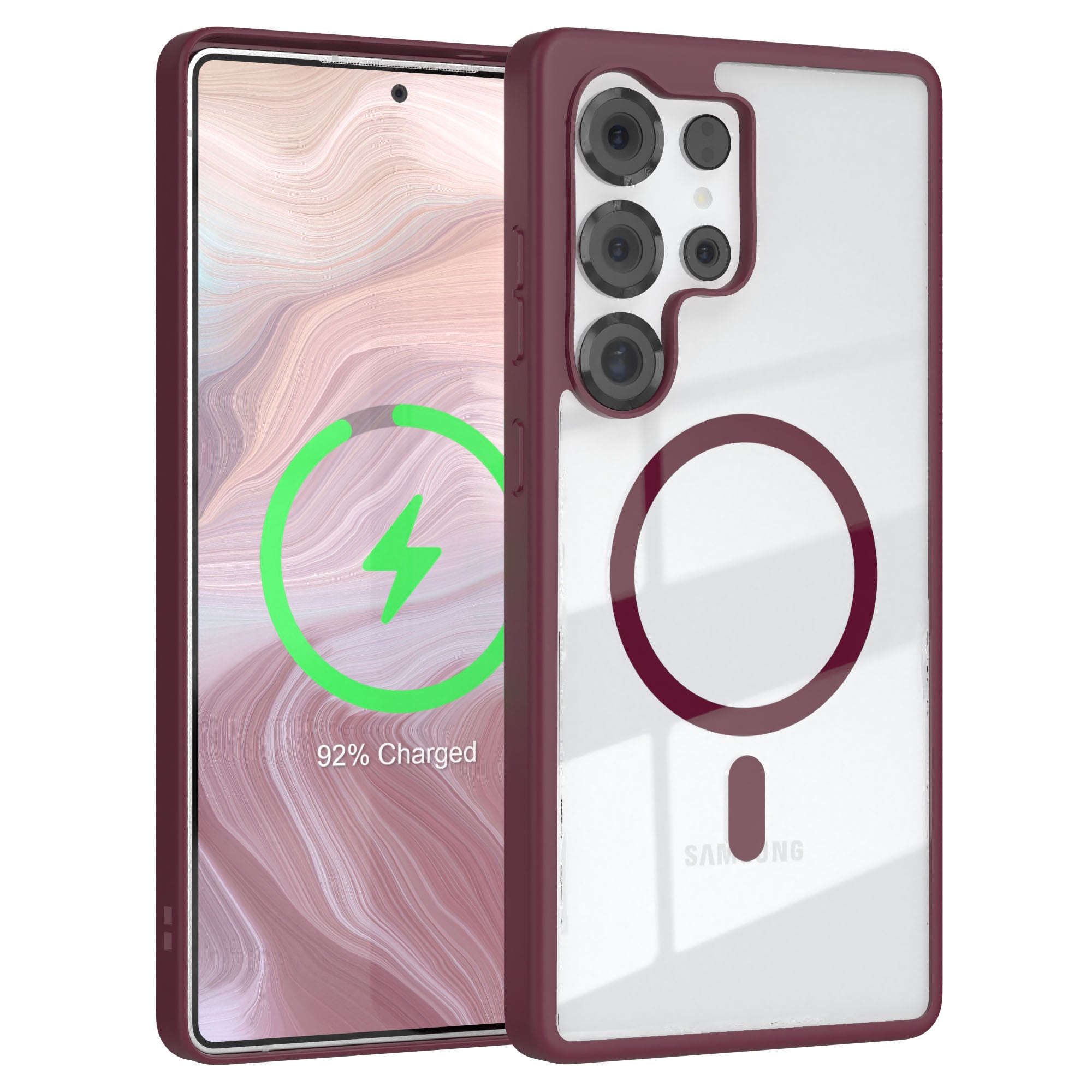 Galaxy S25 Ultra transparente Hülle mit MagSafe