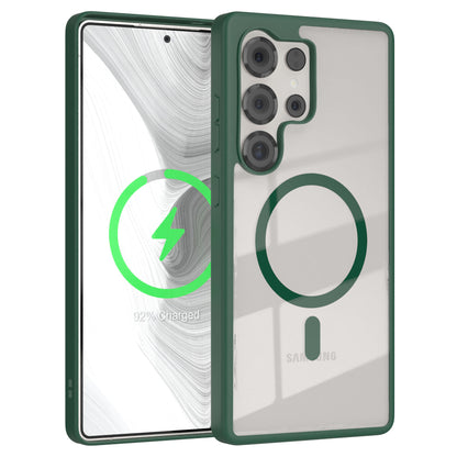Galaxy S25 Ultra transparente Hülle mit MagSafe