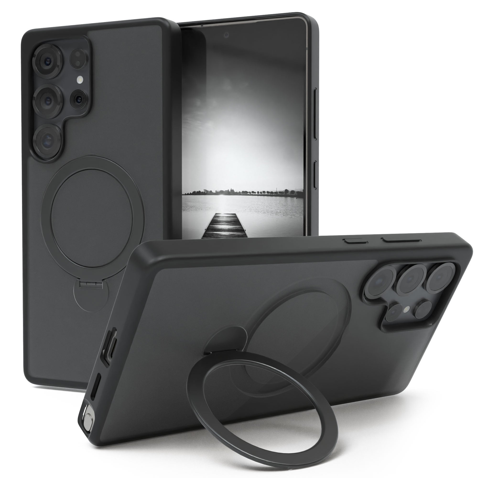 Galaxy S25 Ultra Outdoor Hülle + drehbarer Ring mit MagSafe