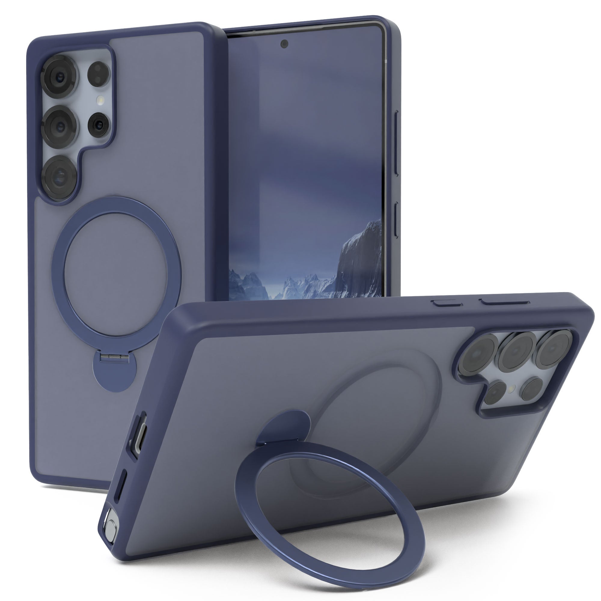 Galaxy S25 Ultra Outdoor Hülle + drehbarer Ring mit MagSafe