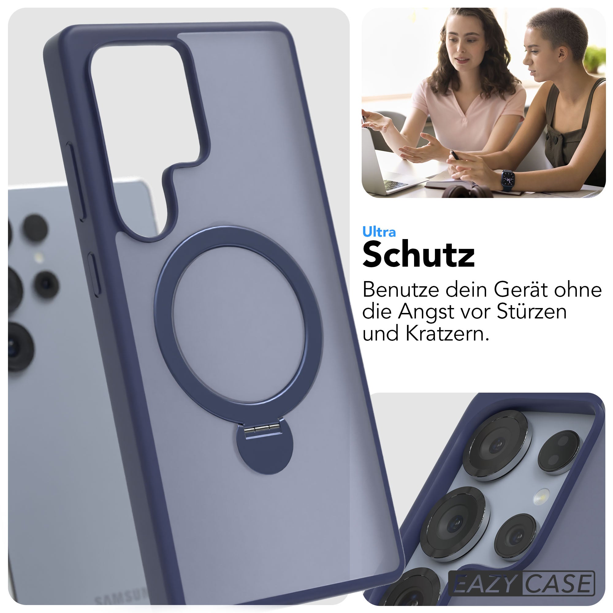 Galaxy S25 Ultra Outdoor Hülle + drehbarer Ring mit MagSafe