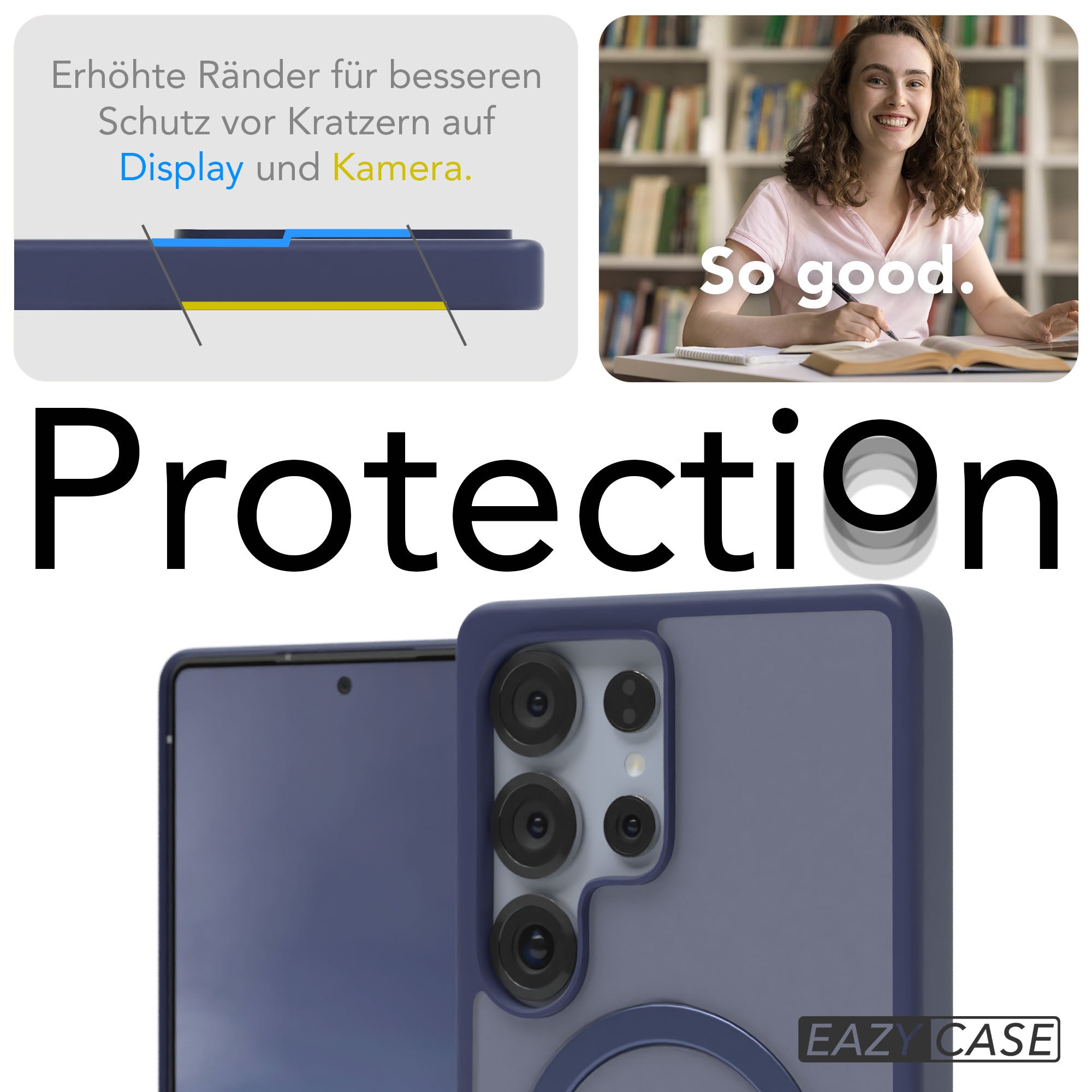 Galaxy S25 Ultra Outdoor Hülle + drehbarer Ring mit MagSafe
