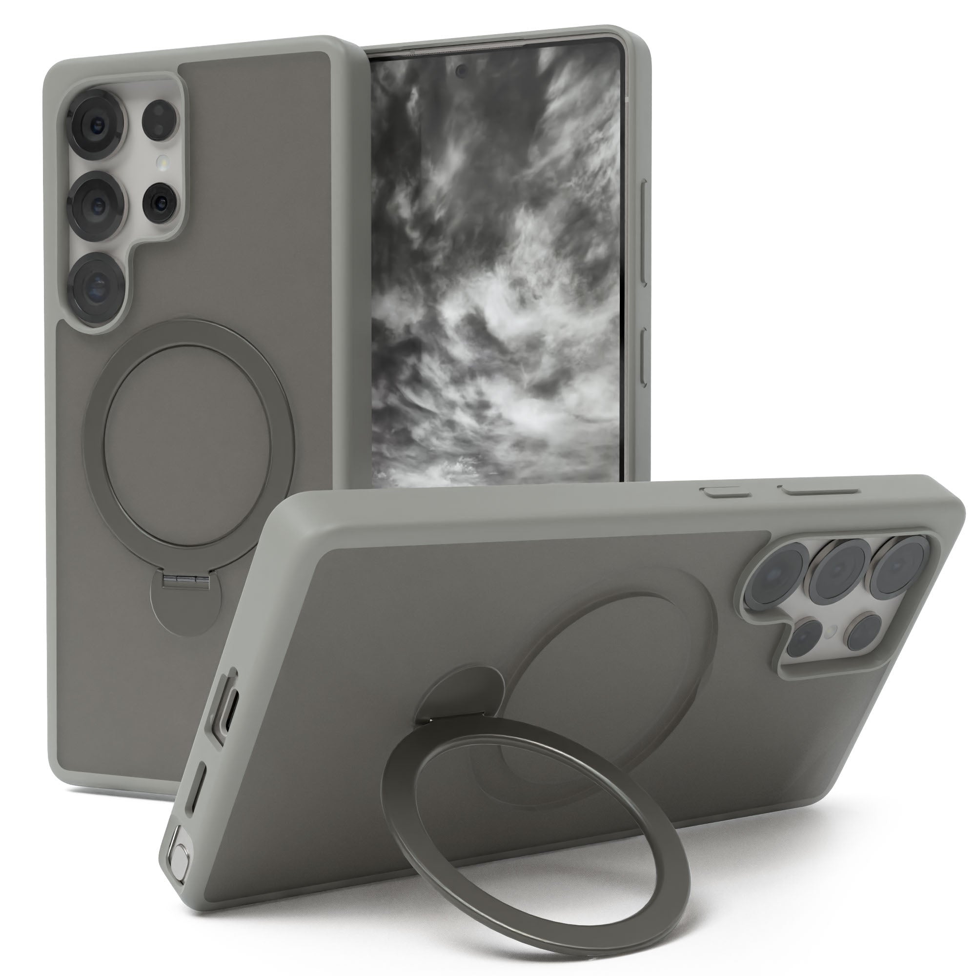 Galaxy S25 Ultra Outdoor Hülle + drehbarer Ring mit MagSafe