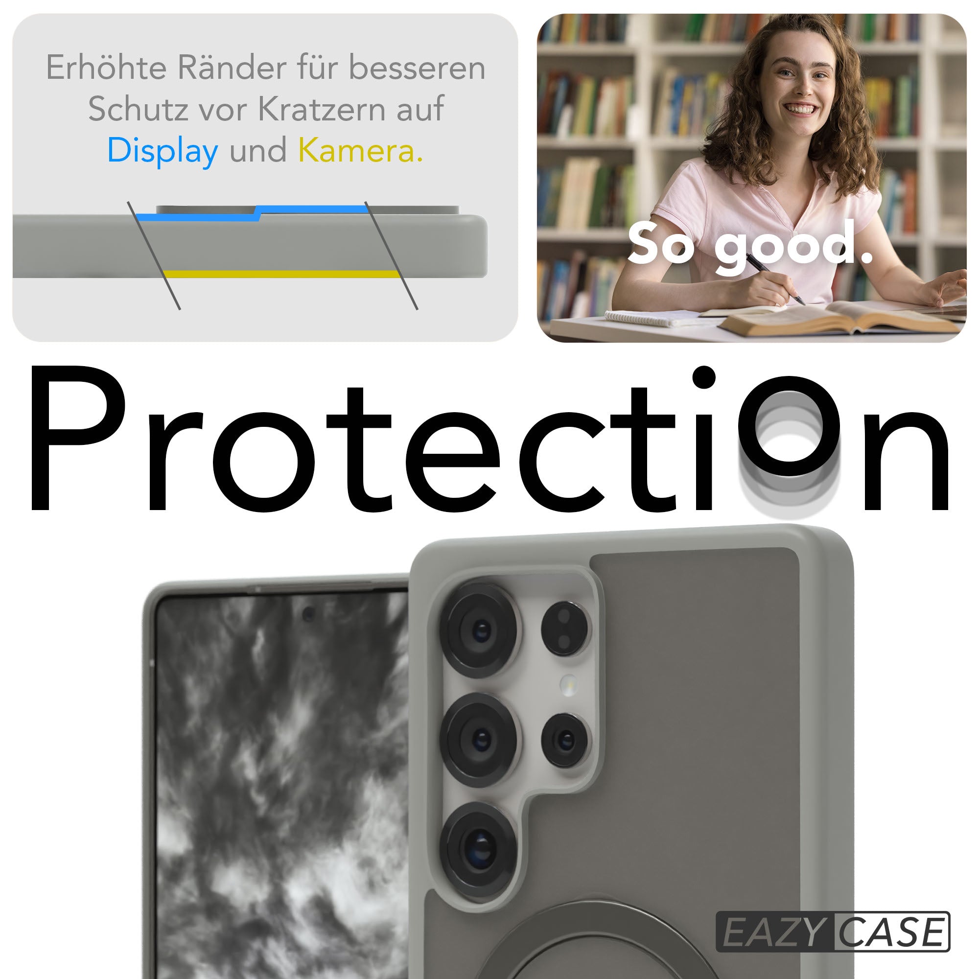 Galaxy S25 Ultra Outdoor Hülle + drehbarer Ring mit MagSafe