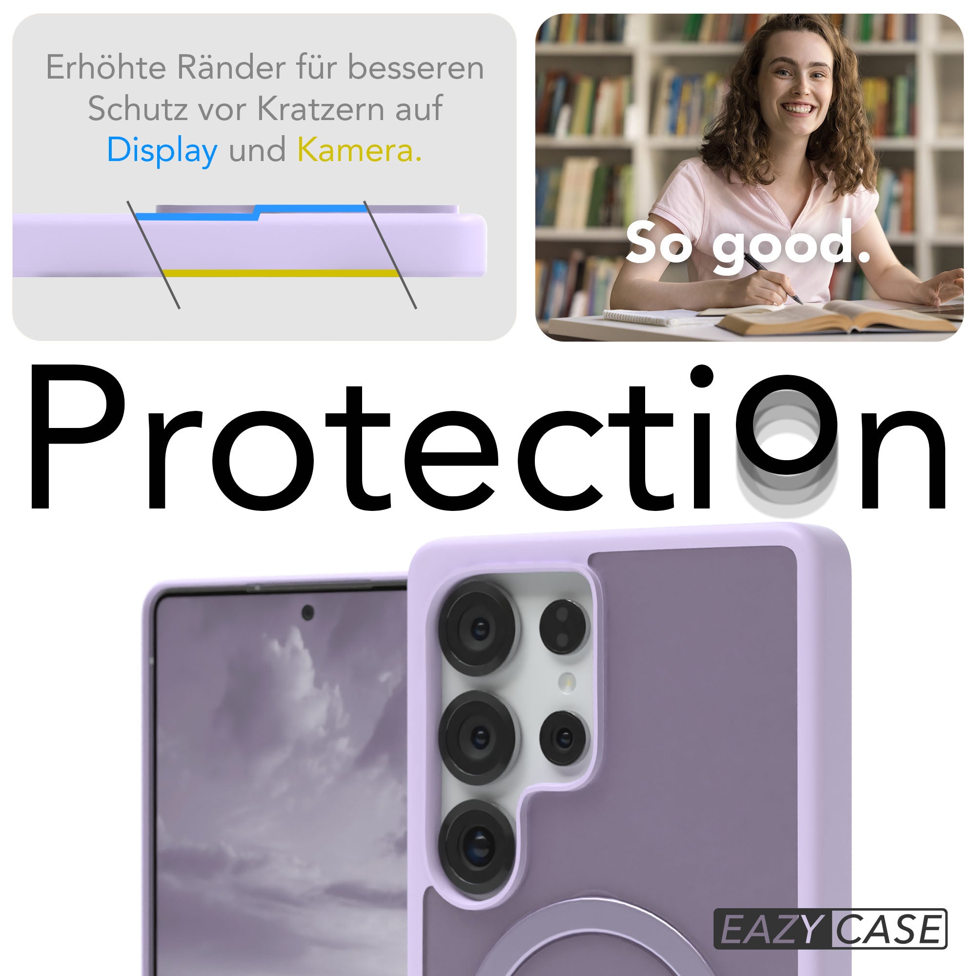 Galaxy S25 Ultra Outdoor Hülle + drehbarer Ring mit MagSafe
