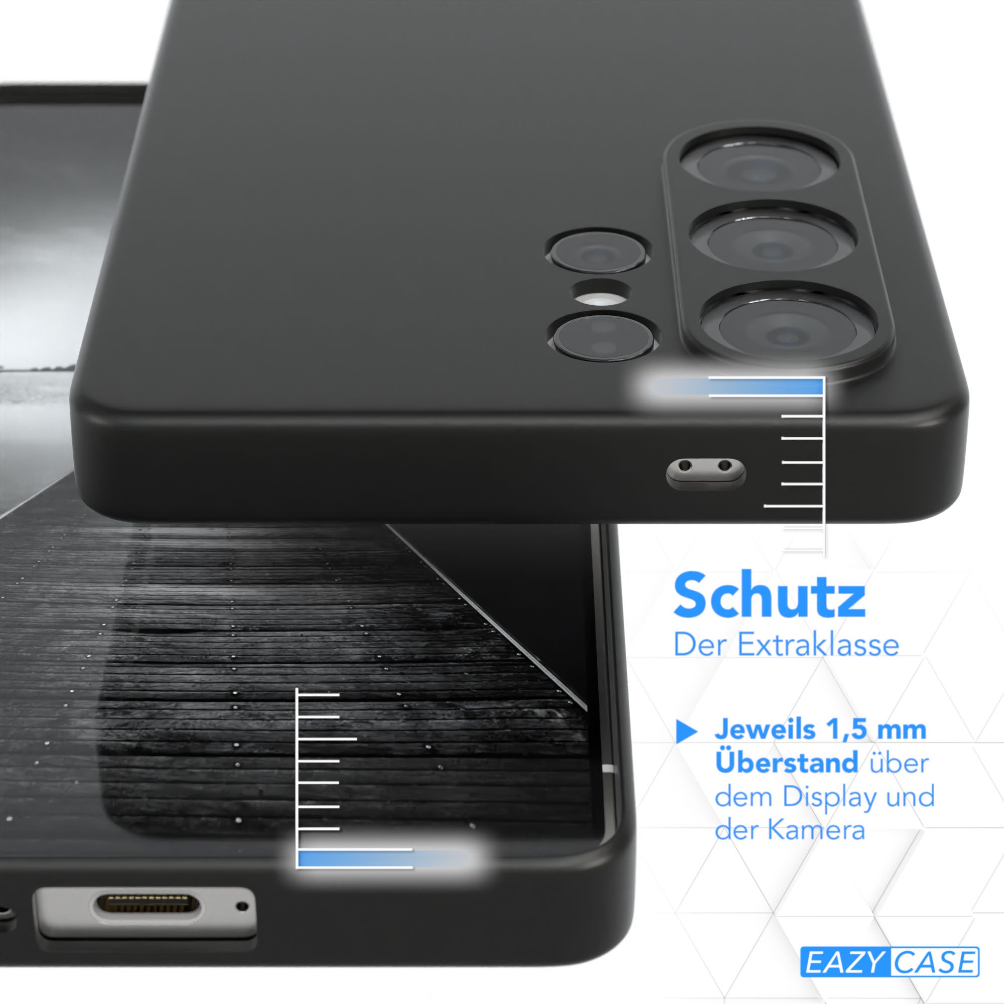 Galaxy S25 Ultra ultradünnes Slimcover aus TPU