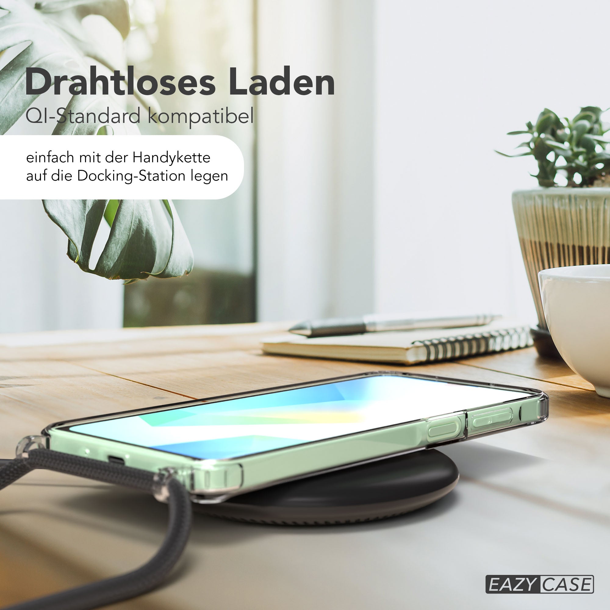 Samsung Galaxy A16 Schutzhülle MagSafe Handyketten Befestigungsösen TPU transparent