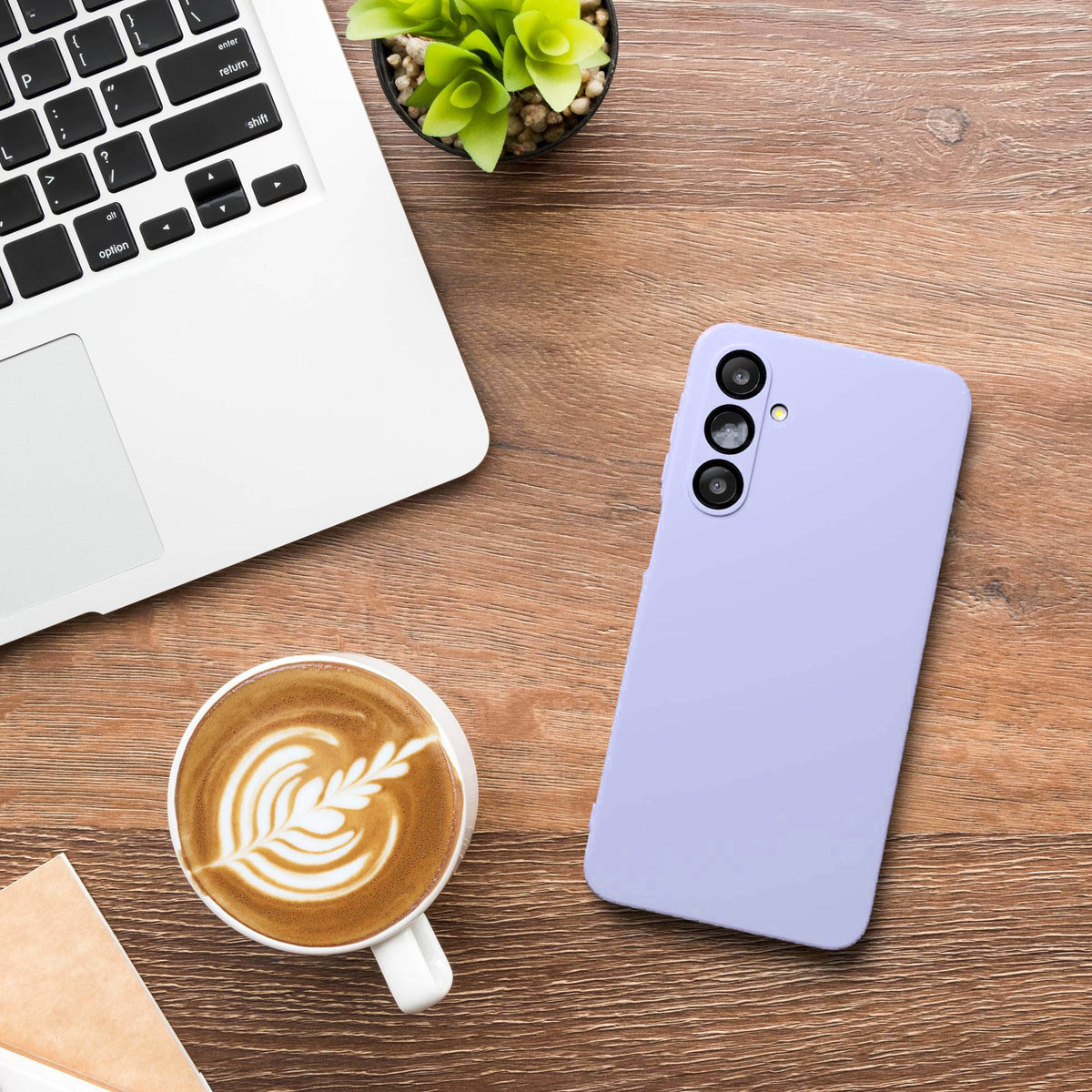 Samsung Galaxy A16 Silikonhülle mit Kameraschutz und Komfort-Buttons 