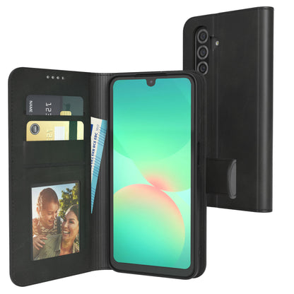 Galaxy A26 Klapphülle aus Kunstleder