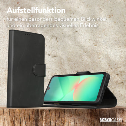 Galaxy A26 Klapphülle aus Kunstleder
