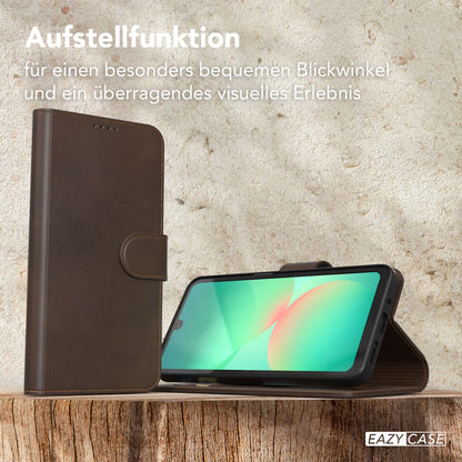Galaxy A26 Klapphülle aus Kunstleder