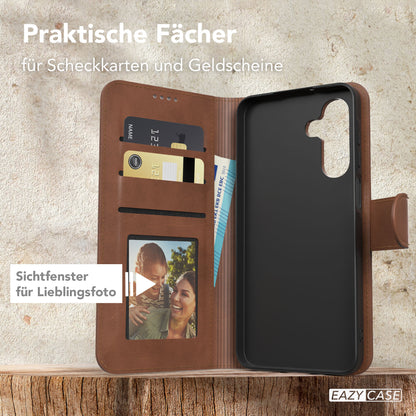 Galaxy A26 Klapphülle aus Kunstleder