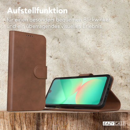 Galaxy A26 Klapphülle aus Kunstleder