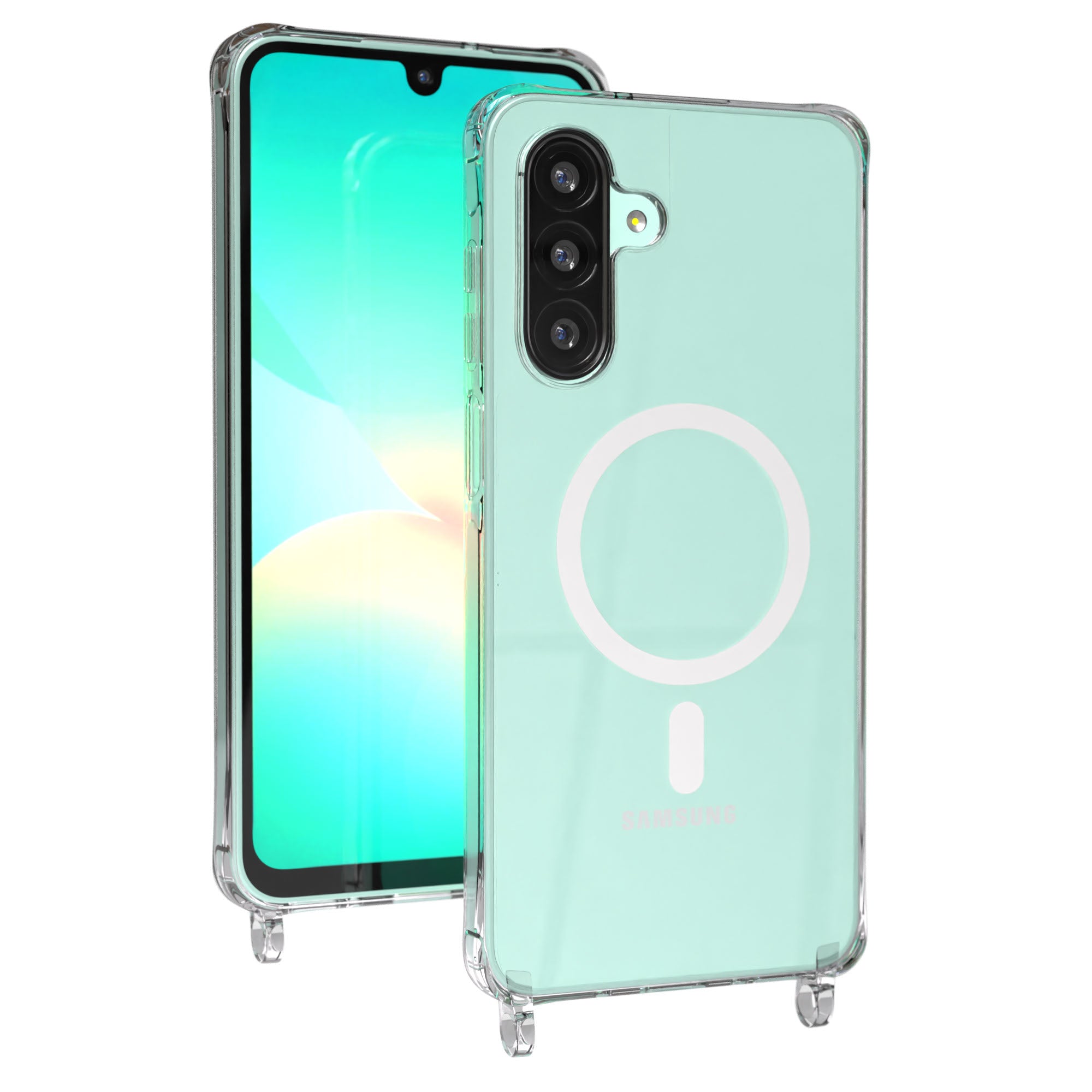 Samsung Galaxy A26 Schutzhülle mit MagSafe und Befestigungsösen für Handyketten
