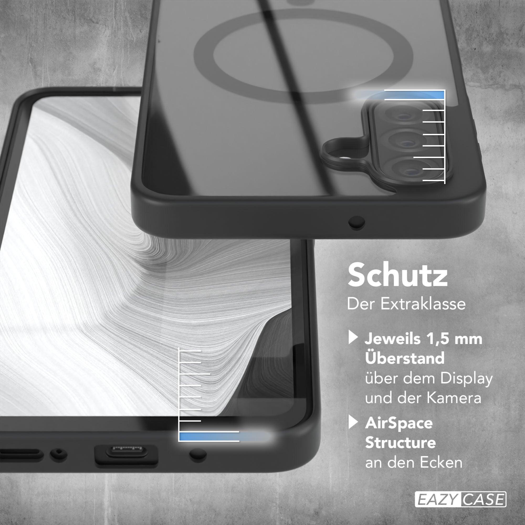 Galaxy A26 transparente Hülle mit MagSafe