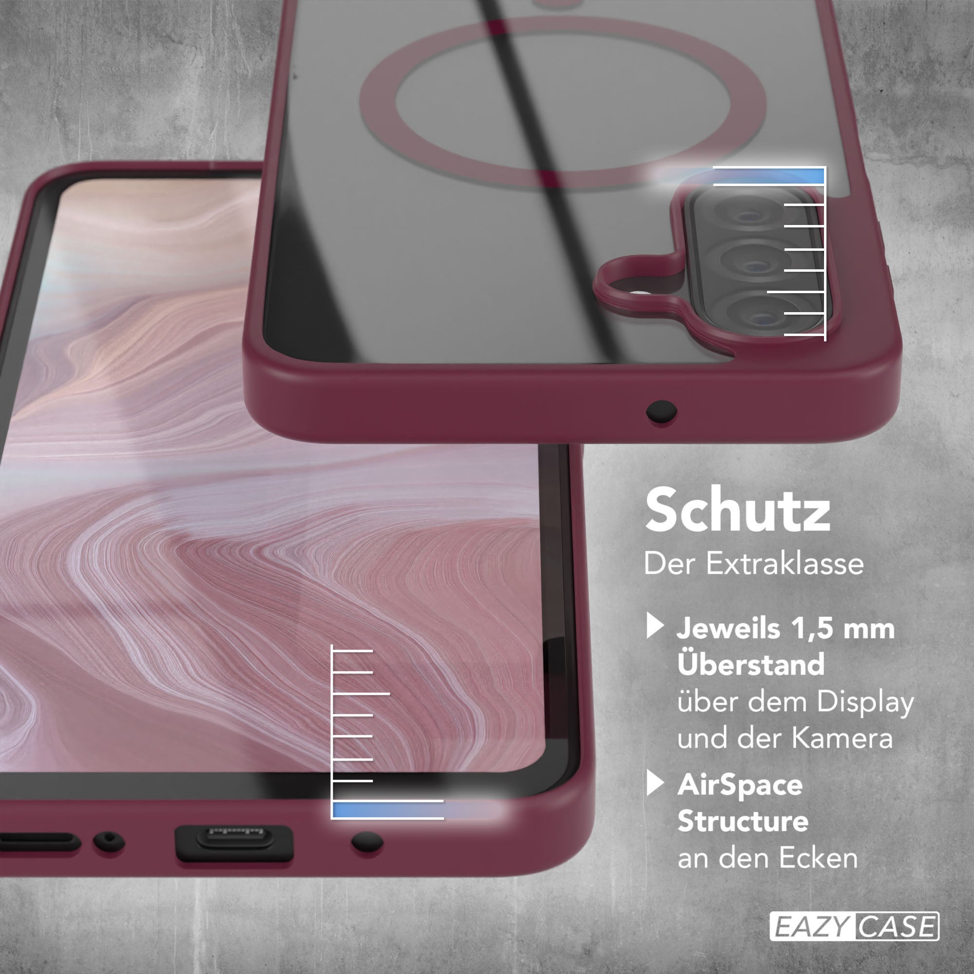 Galaxy A26 transparente Hülle mit MagSafe