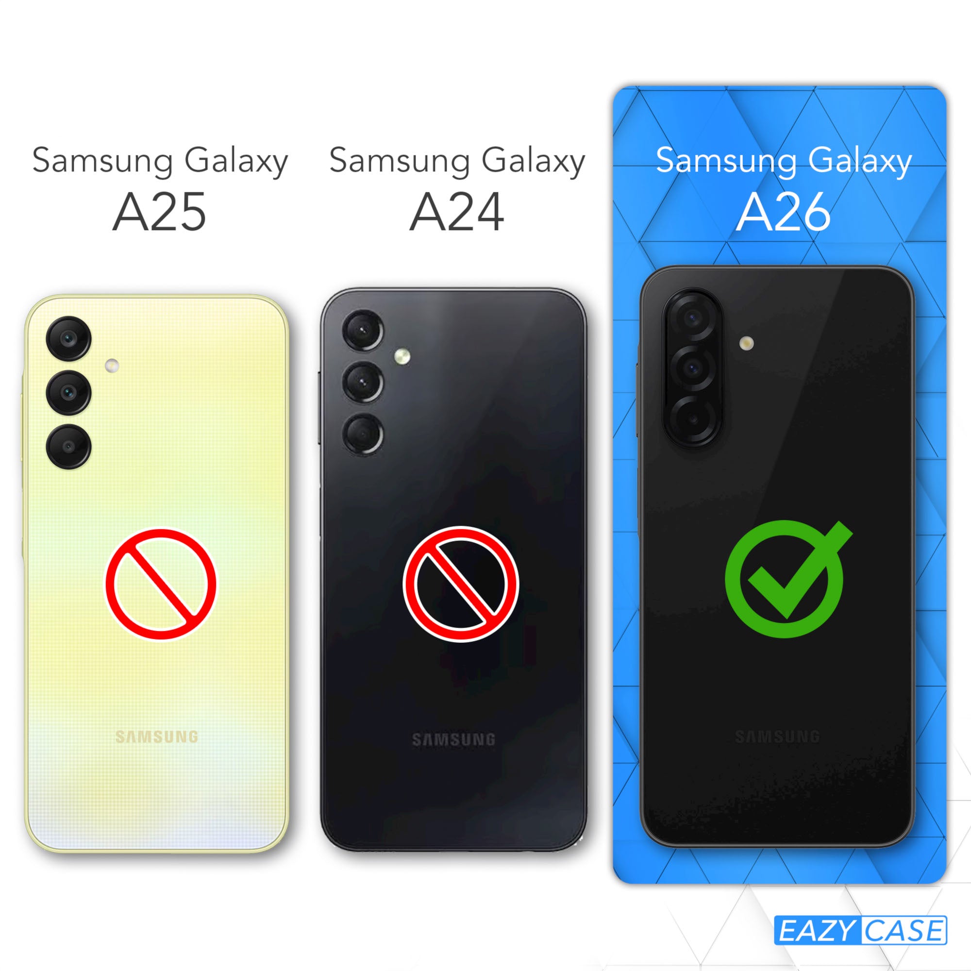 Galaxy A26 ultradünnes Slimcover aus TPU