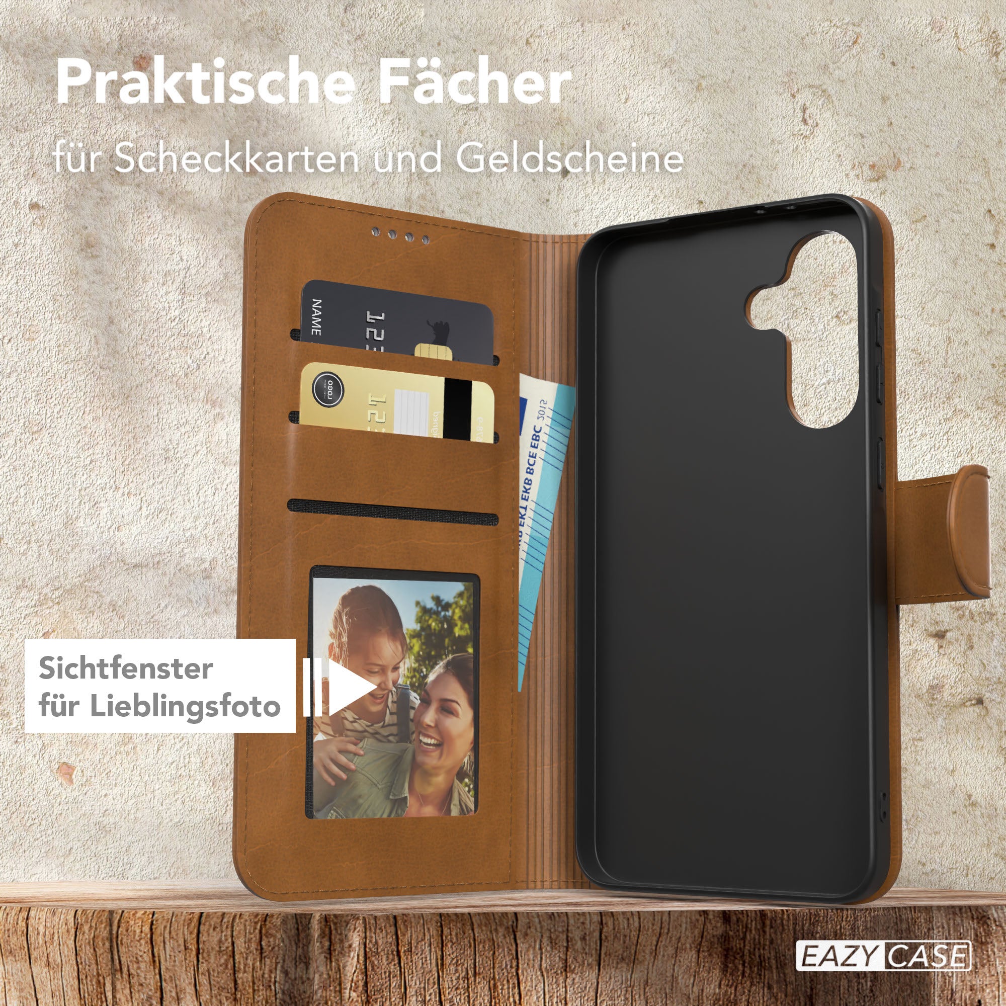 Galaxy A36 Klapphülle aus Kunstleder
