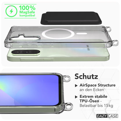 Samsung Galaxy A36 Schutzhülle mit MagSafe und Handyketten Ösen